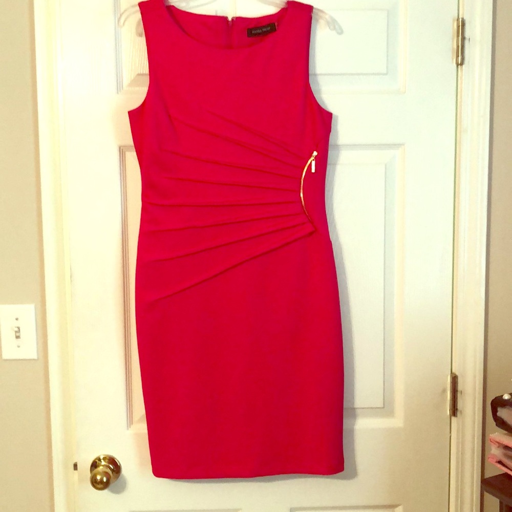 Ivanka Trump hot pink dress. Sz 8
